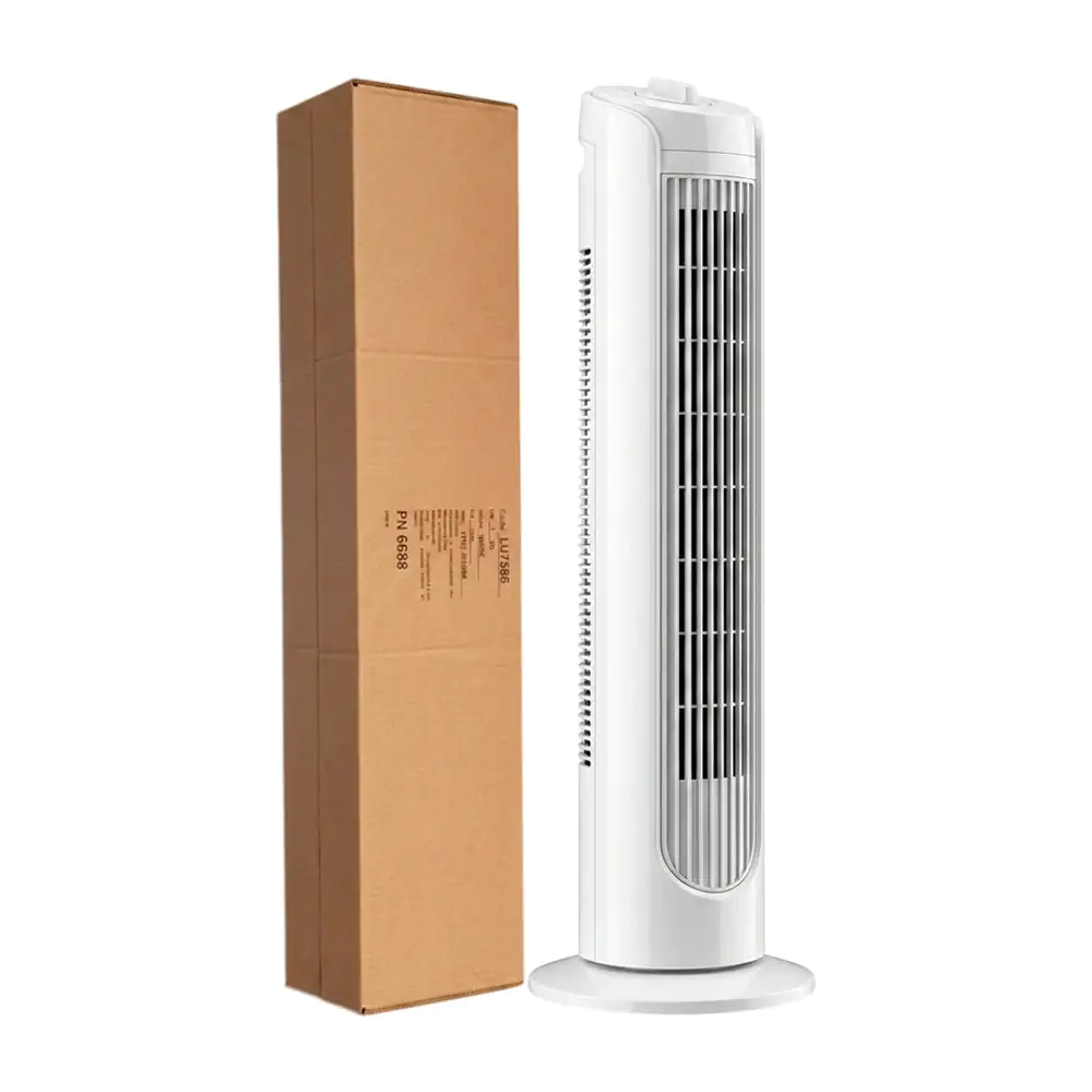 Ventilador de torre con mecanismo silencioso, giro 360 y ajuste de in…