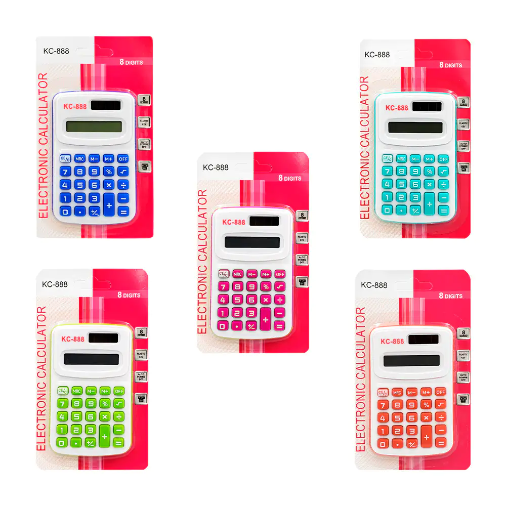 Calculadora electrónica con pantalla digital de 8 dígitos, variedad d…