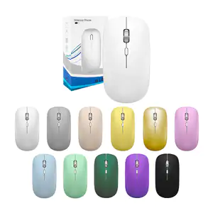 Mouse inalámbrico bluetooth de 1200 dpi con diseño minimalista, varie…