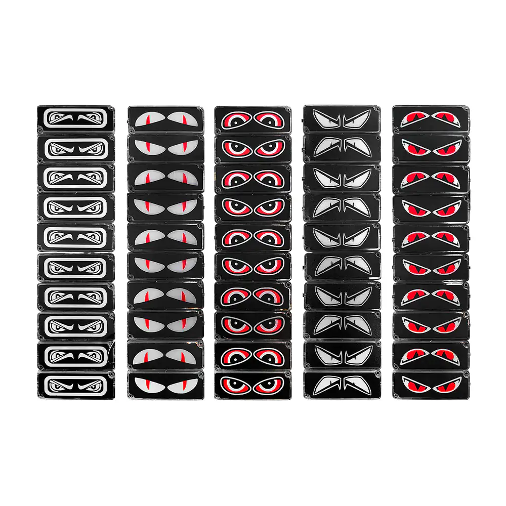 Tira con 10 lámparas con diseño de par de ojos para coche, variedad d…