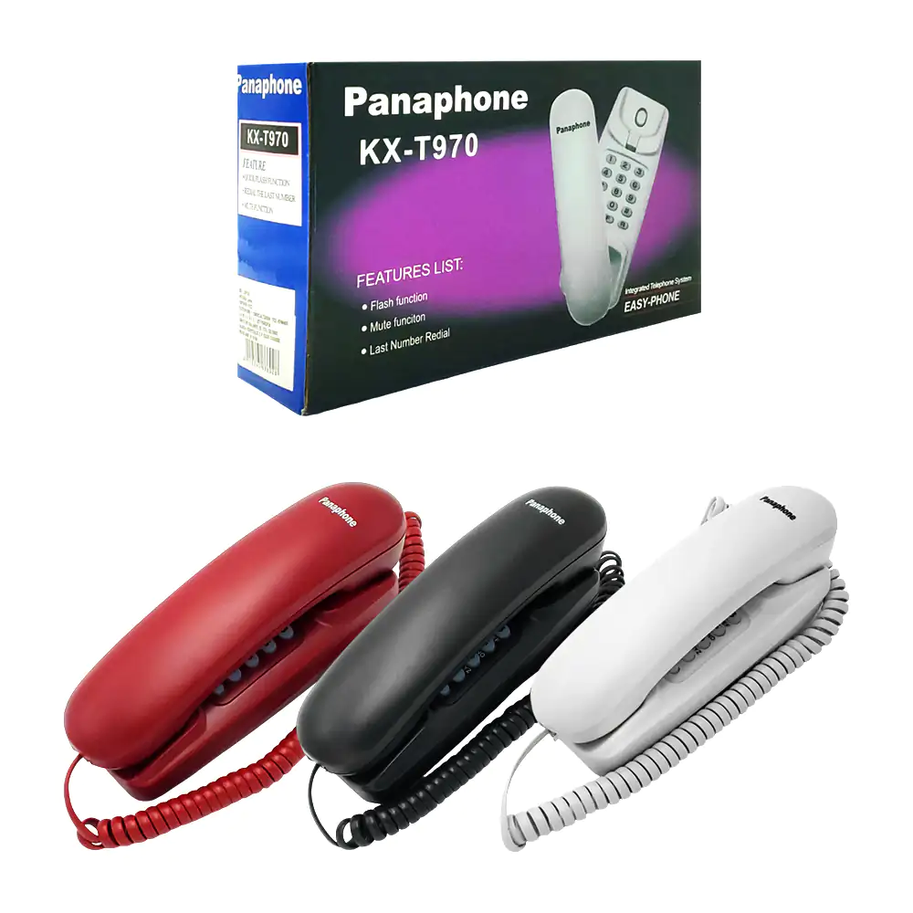 Teléfono alámbrico panaphone con número, multifuncional, variedad de …