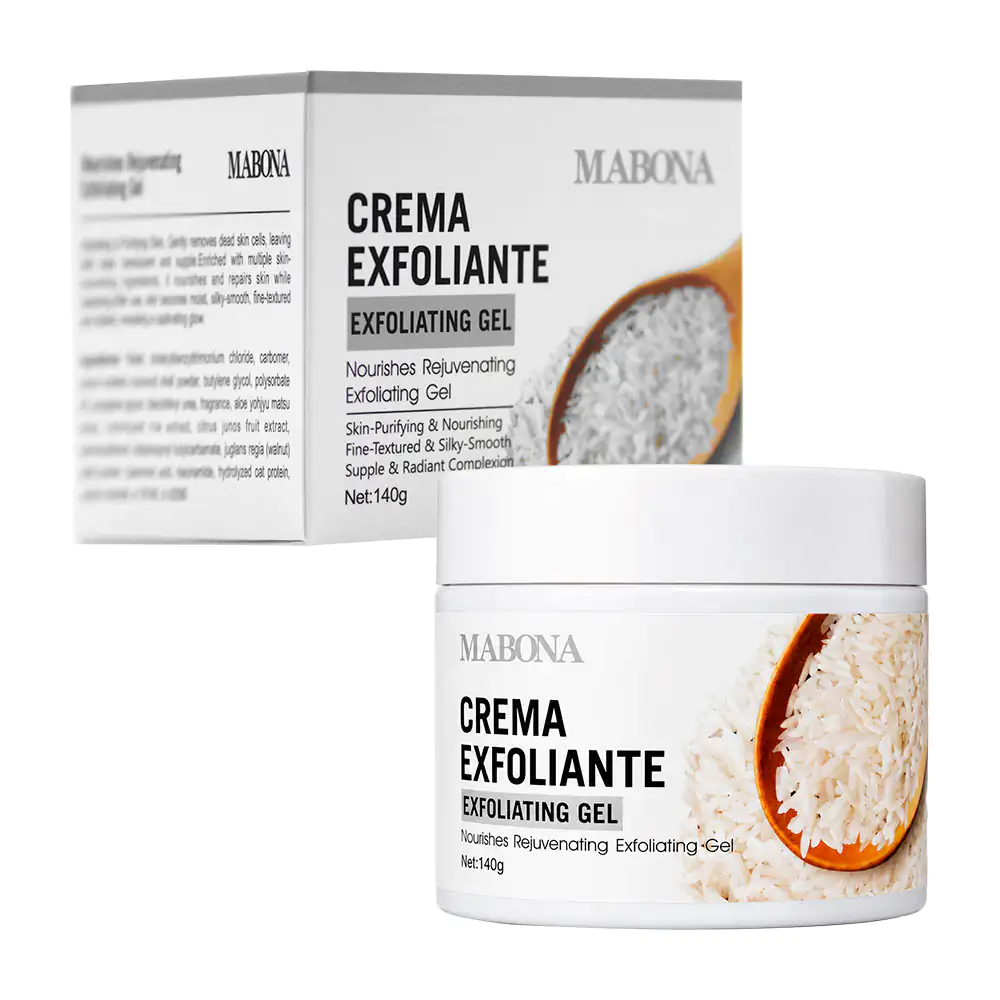 Gel exfoliante mabona con extracto de arroz nutritivo y rejuvenecedor…