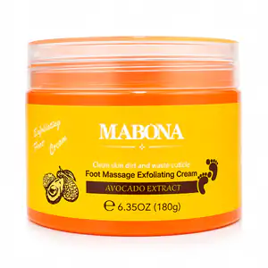 Crema exfoliante mabona con extracto de aguacate para masaje de pies,…