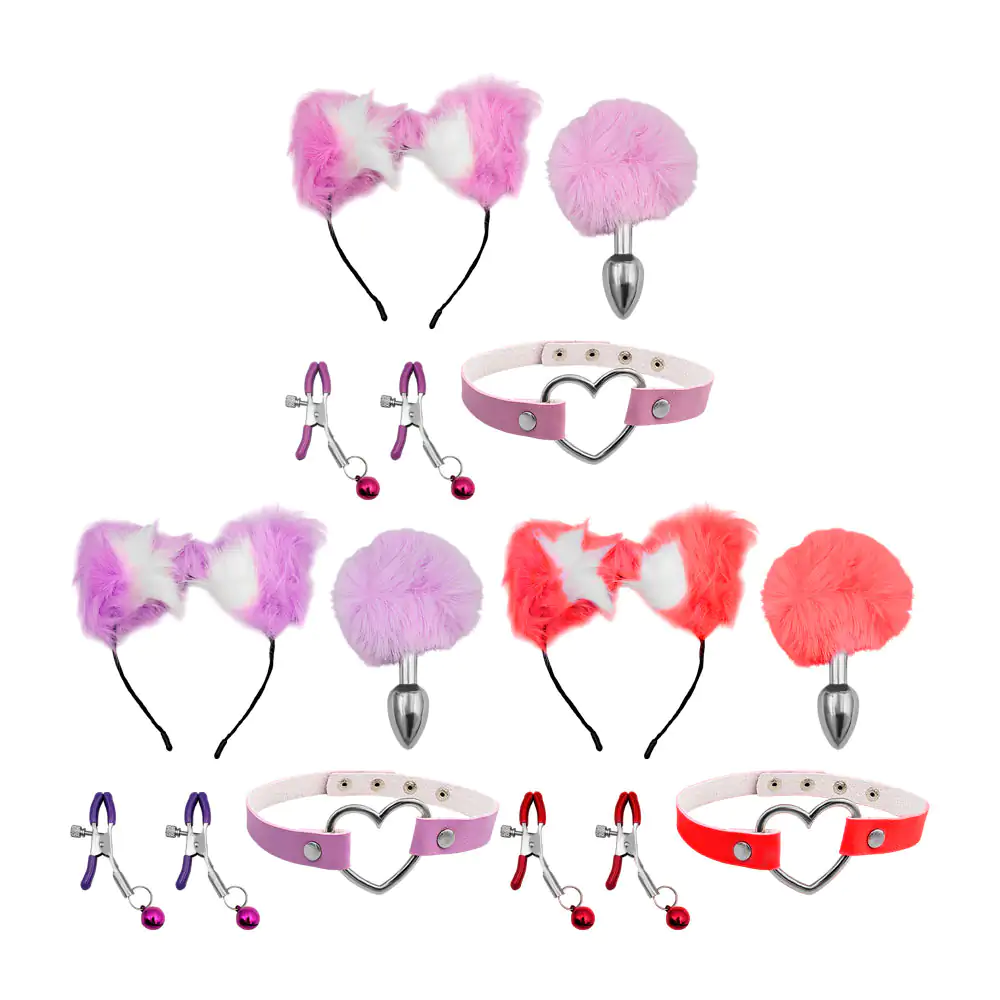 Kit sexy de conejita - gatito sexy para bondage, variedad de colores
