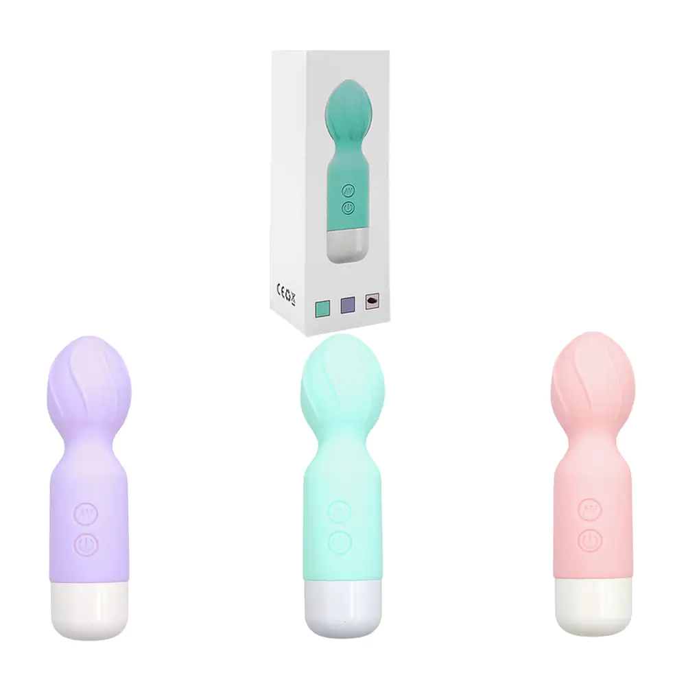 Mini dildo consolador en forma de micrófono, 10 modalidades, 12cm, va…