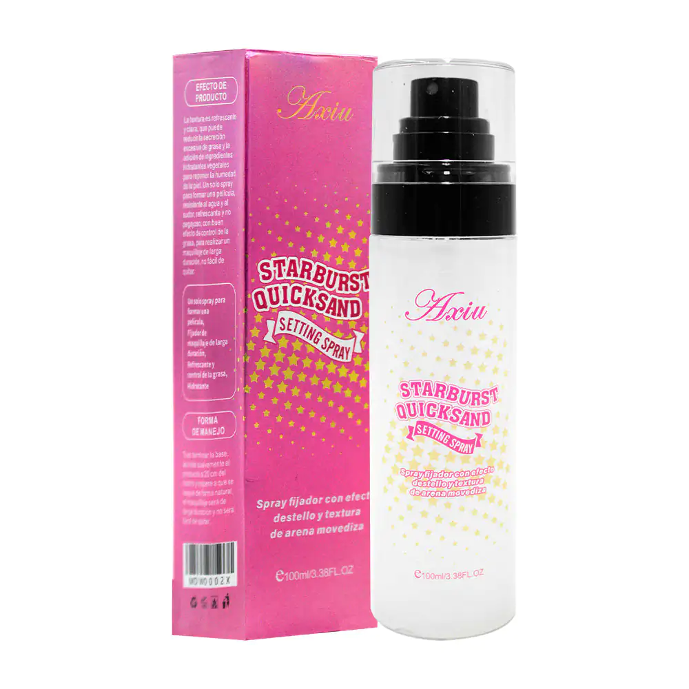 Spray fijador de maquillaje con efecto iluminador de polvo de hadas, …