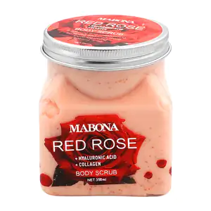 Exfoliante corporal mabona red rose con extracto de acido hialuronico…