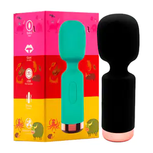 Mini vibrador consolador en forma de micrófono, 10 modalidades de mov…