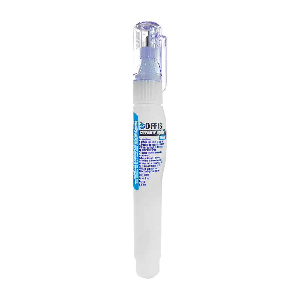 1pz lápiz corrector offis, secado rápido, 8ml / offis / 6695 / 7500