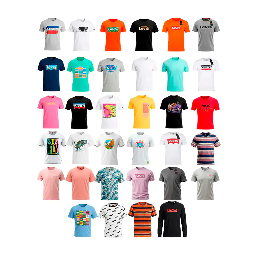 Playera levis original manga corta o larga, variedad de estampados y …