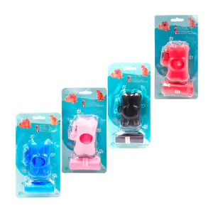 Blíster de llavero dispensador en forma de hueso + 2 rollos de bolsa,…