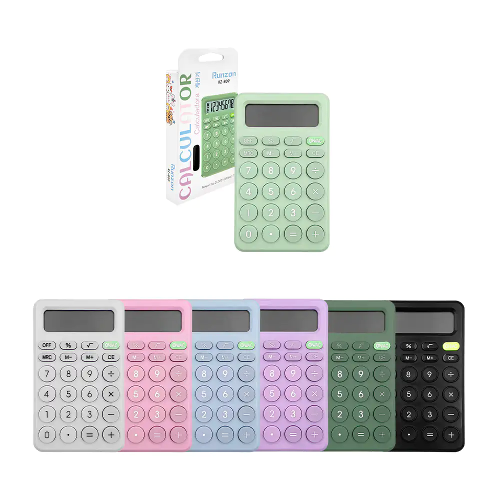 Calculadora electrónica pequeña de 8 dígitos, variedad de colores / b…