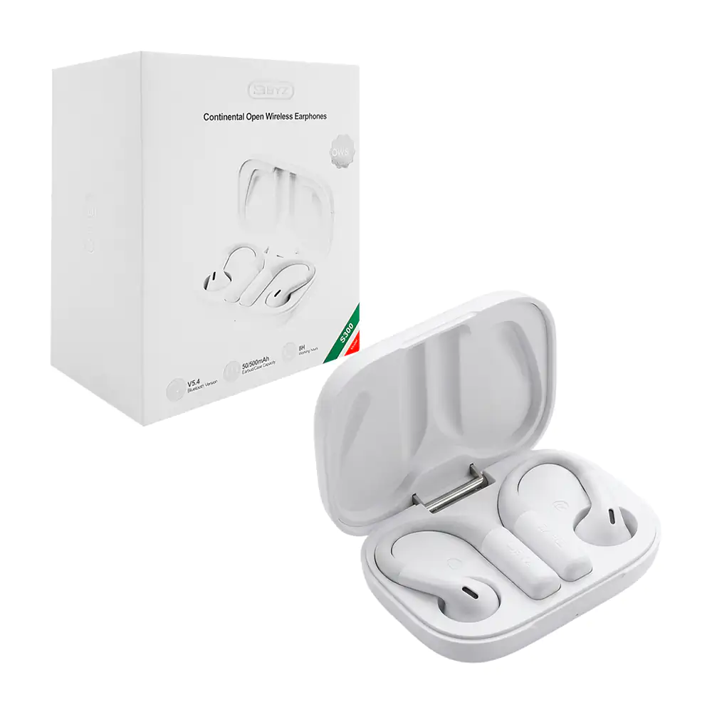 Audífonos inalámbricos byz con diseño abierto ergonómico + estuche de…