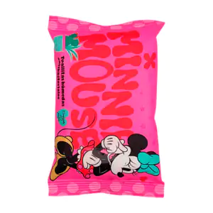 Paquete con 10 toallitas húmedas con estampado de minnie mouse
