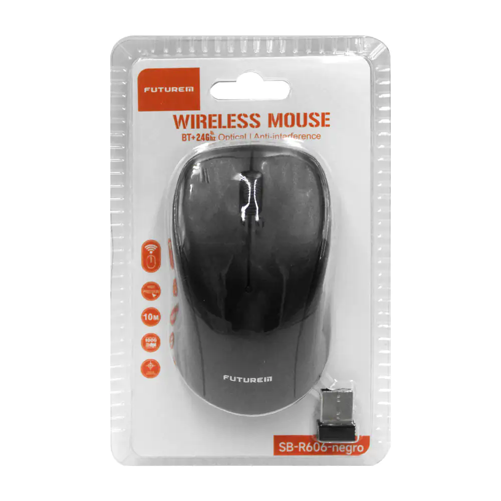 Mouse inalámbrico futurem de alta precisión con alcance de 10m, 1000 …