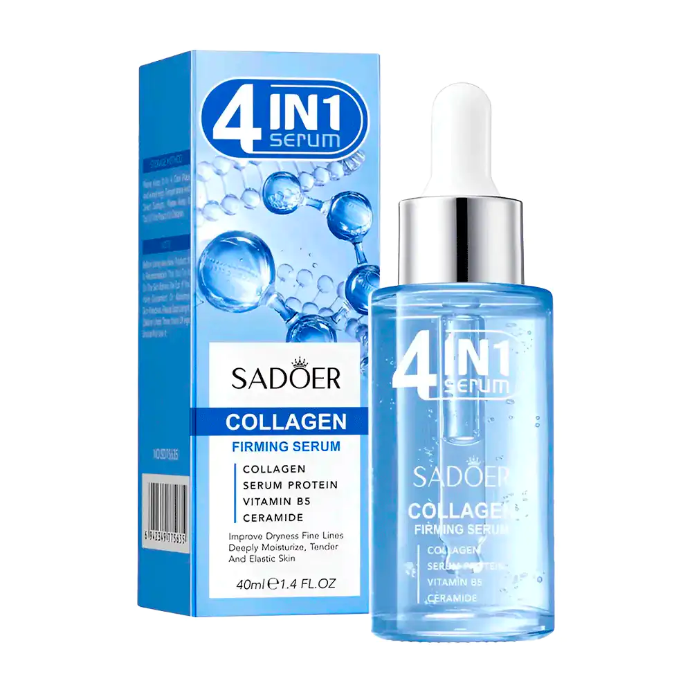 Serum 4 in 1 reafirmante con colágeno, vitamina b5 y ceramidas, 40ml …