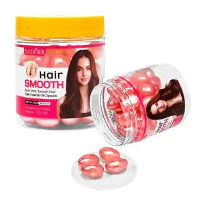 Frasco con 60 cápsulas para el cabello con aloe vera y aceite de maca…