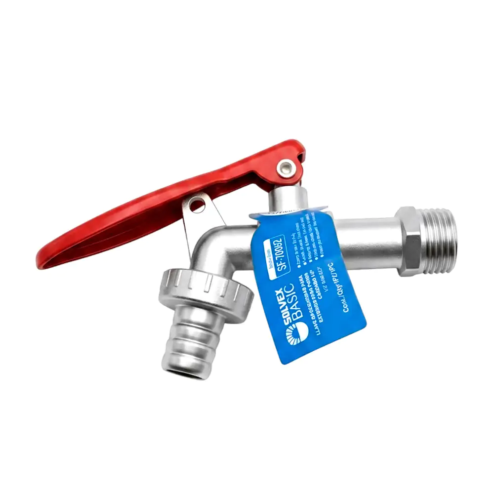 1pz llave 1/2in de seguridad para exteriores con seguro para candado …