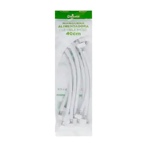 Paquete con 10pz, manguera alimentadora flexible de 40cm / sn-121240-1