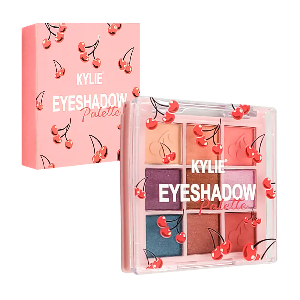 Paleta kylie eyeshadow palette con 9 tonos de sombras para ojos