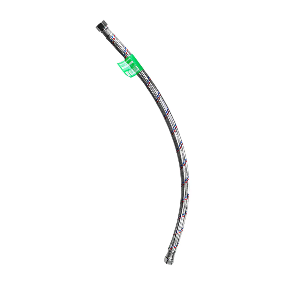 1pz manguera para boiler metálica flexible, 60cm / ssb-121260