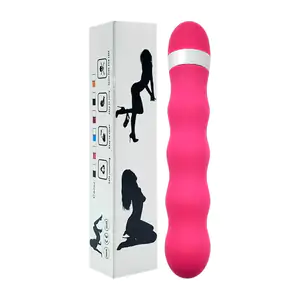 Dildo consolador con diseño ondulado, 18cm, movimiento constante, var…