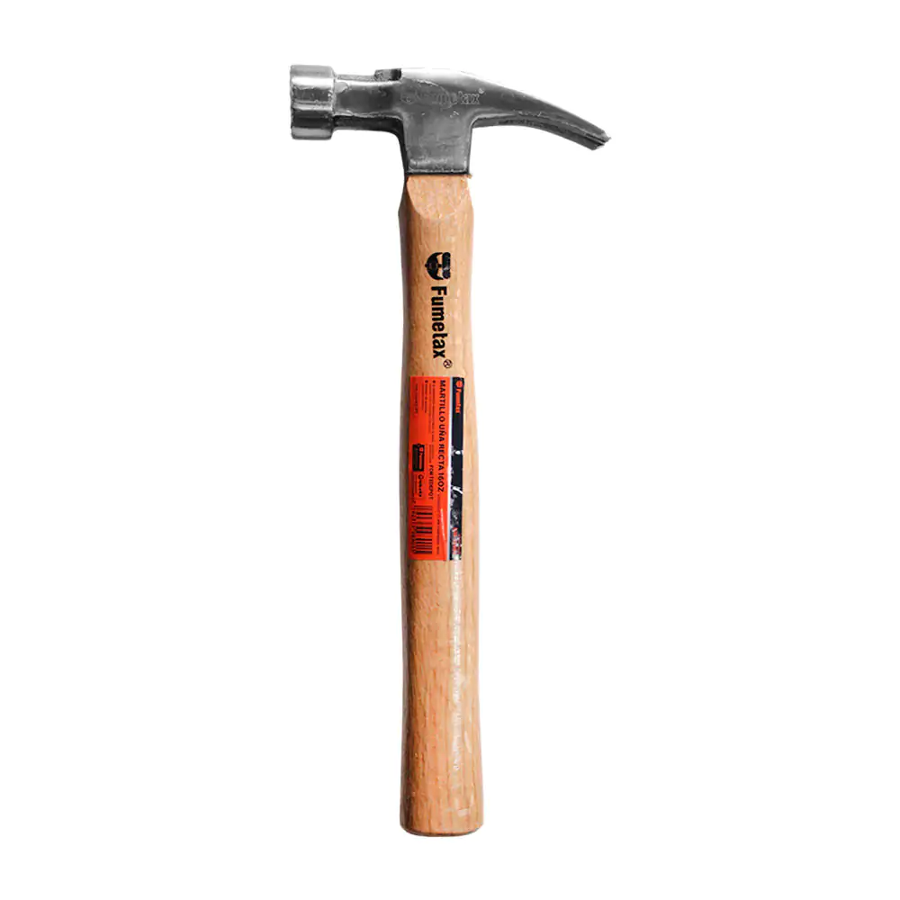 Martillo de 16in, acero inoxidable con mango de madera y punta saca c…
