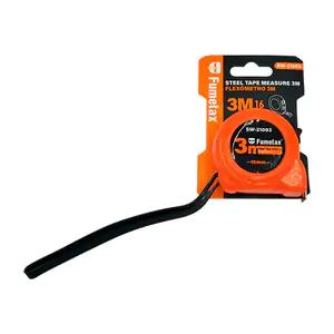 1pz cinta métrica - flexómetro fumetax de uso rudo, 3m / sw-21003