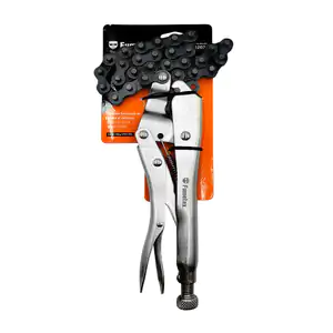 Pinza de presión con cadena, 8in de acero inoxidable / sw-8102031