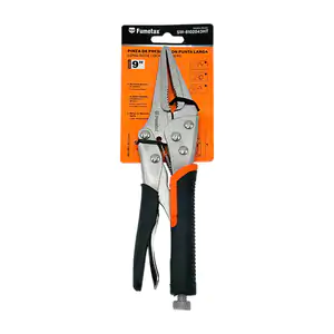 Pinza de presión con punta larga, acero inoxidable de 9in / sw-810204…