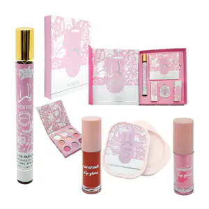 Estuche medecoo con un estuche de sombras, balsamo, perfume + labial …
