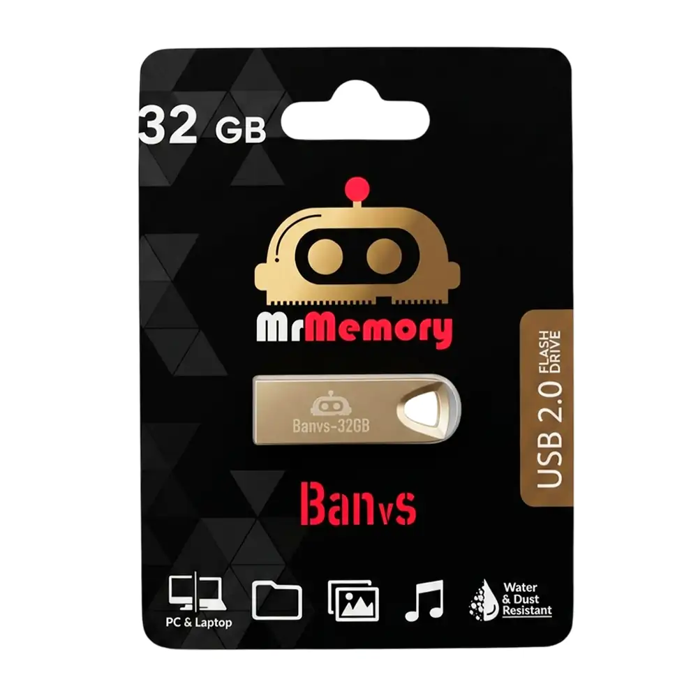 Memoria flash usb 2.0 mrmemory metálica de 32gb de alta resistencia /…