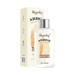 Sérum facial hidratante con ácido hialurónico y extracto de arroz, 10…