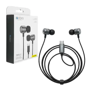 Audifono alámbricos nebro con entrada tipo c y control de volumen / j…