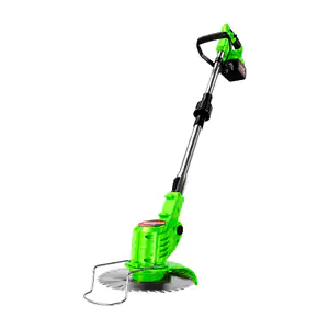 Desbrozadora podadora eléctrica de 48v con disco + cuchillas intercam…