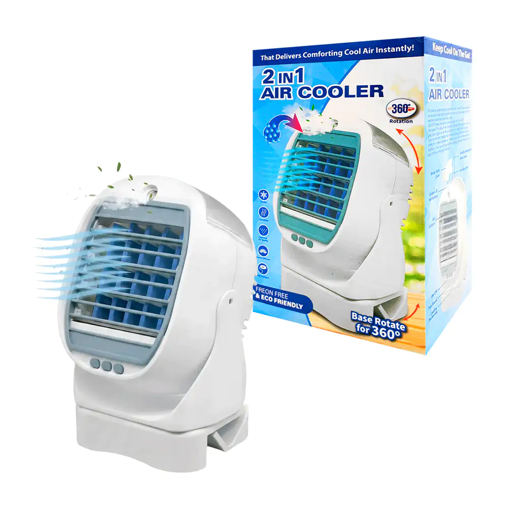 Mini ventilador con ángulo ajustable, humidificador + clip sujetador …