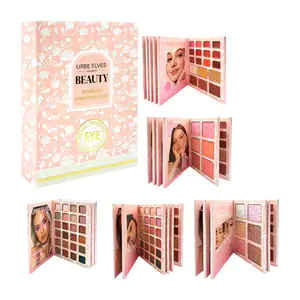 Estuche de maquillaje urbe elves beauty con sombras, iluminador y lab…