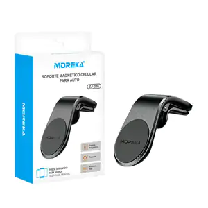 Soporte magnético de celular con clip para tablero de coche, giro 360…