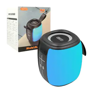 Bocina inalámbrica byz, sonido estéreo, radio, puerto tf + luz rgb / …