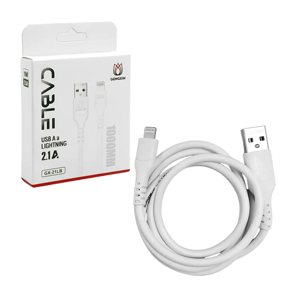 Cable gengxin de tipo c a ip de 1m, carga rápida de 3a / gx-21lb