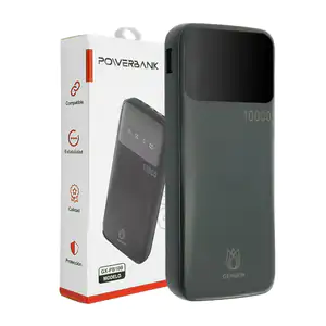 Power bank gengxin de 1000mah con cable tipo c, ip, v8 + pantalla led