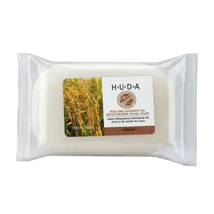 1pz jabón en barra new huda, arroz y aceite de coco para hidratar la …