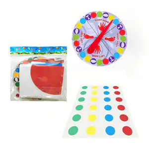Juego de equilibrio con tapete de círculos de colores + ruleta con in…