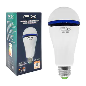 Foco led de emergencia con indicador de carga, 15w, corriente ac/dc /…