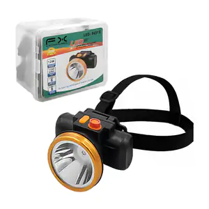 Lámpara tipo minero fx recargable con 2 modos de iluminación