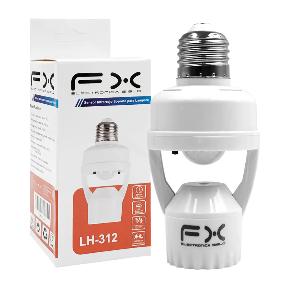 Socket fx con sensor de movimiento / lh-312