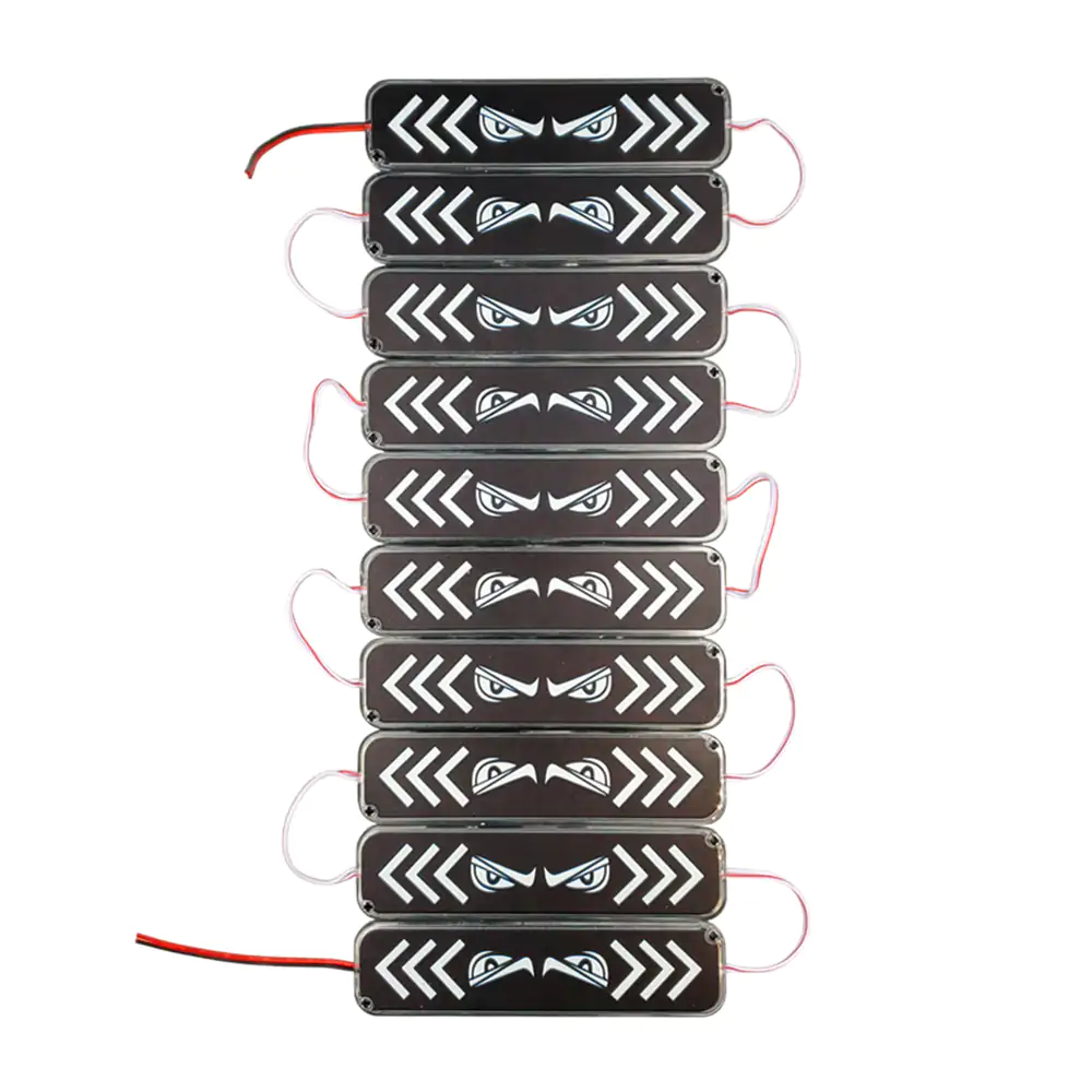 Paquete con 10 tiras led con diseño de ojos para coche, variedad de d…