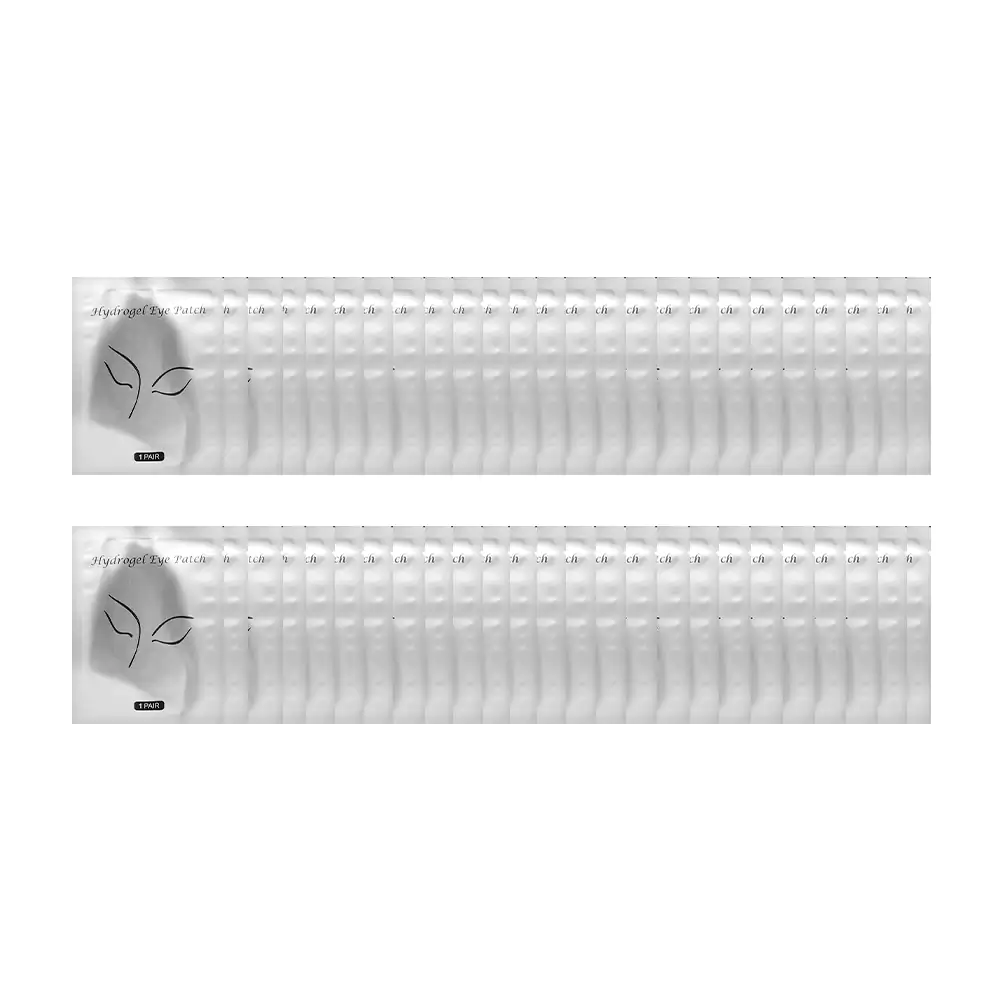 Paquete con 50pz, parches de hidrogel para pestañas / pe-04