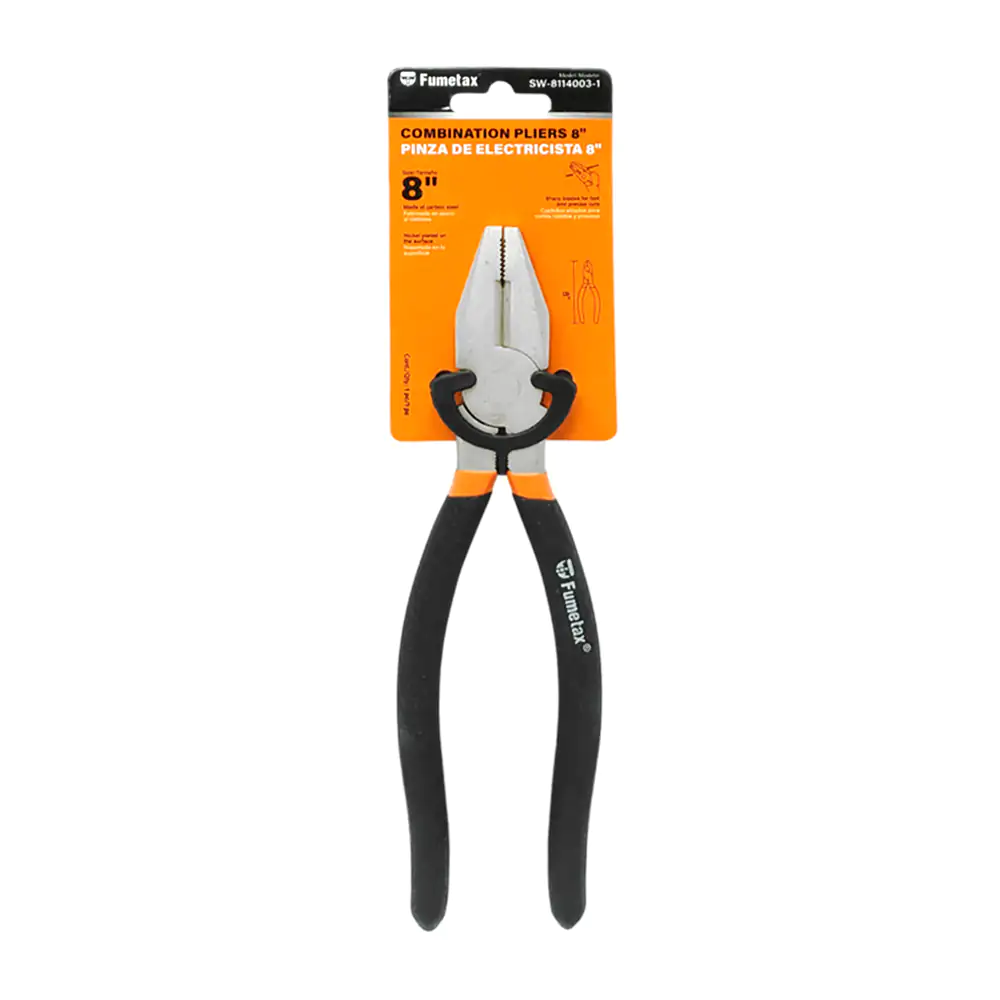 1pz pinza para electricista de 8in con mango de plástico / sw-8114003…