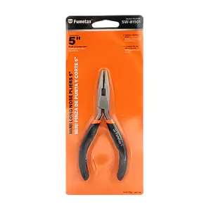 Blíster con mini pinza de punta para corte 5in / sw-81501
